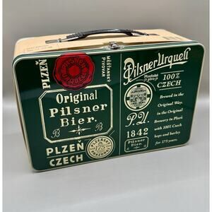 Pilsner Urquell 175th Anniversary Limited Edition Metal Tin Carry Case Empty